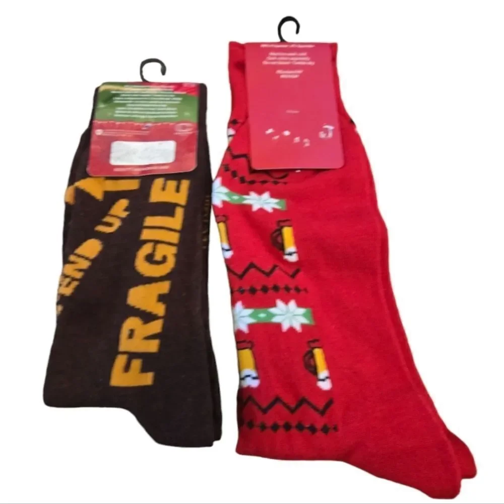 NWT LOT OF TWO HOLIDAY SOCKS 